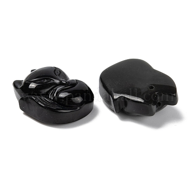 Природные подвески обсидиана&nbsp;G-G660-03-1