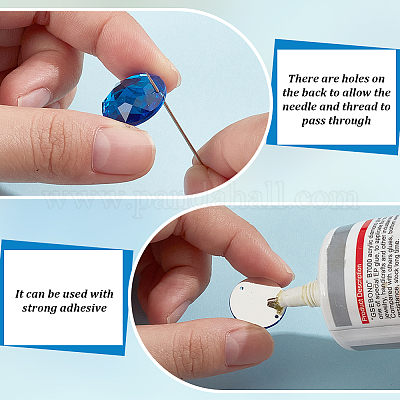 Шить на горный хрусталь&nbsp;OACR-GO0001-03B-1