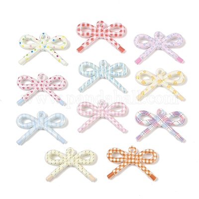 Непрозрачные печатные акриловые подвески&nbsp;MACR-I040-01-1