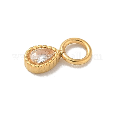 Ионное покрытие (ip) нержавеющая сталь 304 с подвесками из стразов STAS-G351-18G-02-1