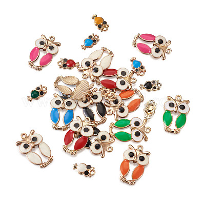 Подвески из эмали и сплава&nbsp;ENAM-BT0001-02-1