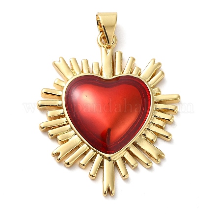 Латунь эмаль подвески KK-B094-02G-1