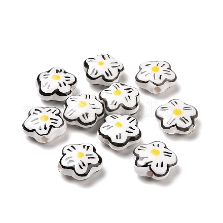 Фарфоровые бусины ручной работы&nbsp;LS-PORC-D022-01C-1