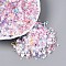 Plastic & Resin & Glass Shining Nail Art Glitter, Manicure Sequins, DIY Sparkly Paillette Tips Nail, Mixed Shapes, Flamingo, 2~6x2~7x0.3~1.5mm, about 28125pcs/bag