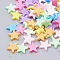 Handmade Polymer Clay Nail Art Decoration, Fashion Nail Care, No Hole, Star, Mixed Color, 4~5x5~6x0.5~1mm, about 35000~40000pcs/500g