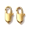 Brass Lobster Claw Clasps, Raw(Unplated), 12x5.7x2.9mm