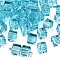 K9 Glass, Imitation Austrian Crystal Beads, Grade AAA, Faceted, Cube, Deep Sky Blue, 8x8x8mm(size within the error range of 0.5~1mm), Hole: 0.9~1.6mm