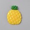 Fruit Theme Plastic Cabochons, Pineapple, 54x40x9mm