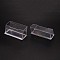 Acrylic Business Card Box, Candy Jewelry Boxes, for Business Card, Rectangle, Clear, 4.4x10.3x4.35cm