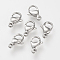Non-Tarnish 304 Stainless Steel Lobster Claw Clasps, Parrot Trigger Clasps, Stainless Steel Color, 9x6x3mm, Hole: 2mm