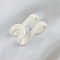 Plastic Hooks, for Hanging Pots and Pans, Clothes, Plants, Kitchen Utensils, Floral White, 40x26mm