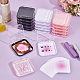 24 шт. двухцветных пластиковых ящиков для инструментов для дизайна ногтей&nbsp;DIY-PH0034-10-4