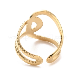 Кольца-манжеты с полым узлом из нержавеющей стали 304 RJEW-D002-43G