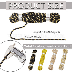 4 рулон 4 цвета полиэфирного шнура&nbsp;OCOR-PH0005-11