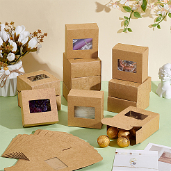 Коробки из крафт-бумаги&nbsp;CON-WH0115-02A-02