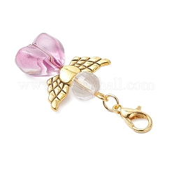 Подвеска в виде ангела из прозрачного стекла&nbsp;HJEW-JM04410