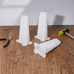 Пластиковый отсек для летучих мышей в форме конуса&nbsp;AJEW-WH0534-70