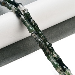 Природные моховой агат бисер нитей&nbsp;G-Q178-A01-01