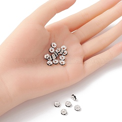 Латунные бусины разделители для поставки стразов&nbsp;RB-YW0001-05B-04S