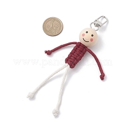 2 шт. подвесных украшений из натурального дерева&nbsp;HJEW-TA00388