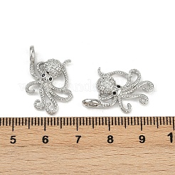 Латунные микро проложить кубического циркония подвески&nbsp;KK-C093-12P