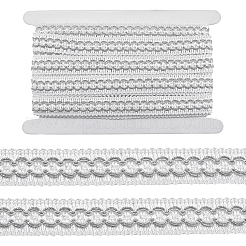 12м плетеных полиэфирных лент&nbsp;SRIB-WH20007-01B