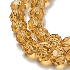 Прозрачные стеклянные бусины&nbsp;LS-EGLA-A035-T4mm-D17