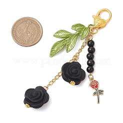 Силиконовые подвески-розы&nbsp;HJEW-JM02590-03