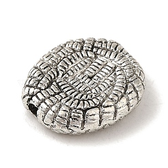 Сплавочные овальные бусины тибетского стиля &nbsp;TIBEB-L007-04AS