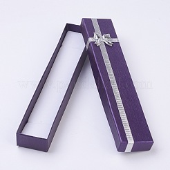 Картонные коробки ювелирных изделий&nbsp;LS-CBOX-WH0001-B01