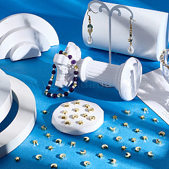 60шт 2 стиля латунные бусины&nbsp;KK-BBC0022-33