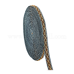 12 м плетеных полиэстеровых ромбовидных лент&nbsp;SRIB-WH0011-267C