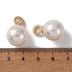 Покрытие стойки латунь микропаве прозрачные подвески из кубического циркония KK-B103-01B-G