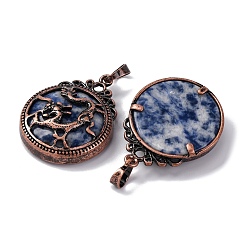 Натуральные синие пятна яшмы подвески&nbsp;G-A241-02R-07