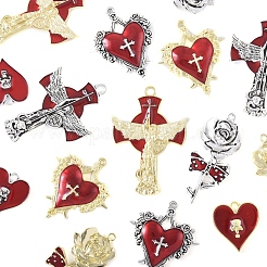 16шт 8 стиля подвески из сплава с эмалью&nbsp;FIND-FS0003-88