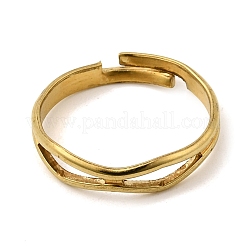 Регулируемые латунные кольца для пальцев&nbsp;RJEW-F086-01C