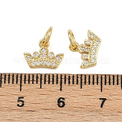 Латунные микропаве прозрачные кубические циркониевые подвески&nbsp;KK-A269-29G