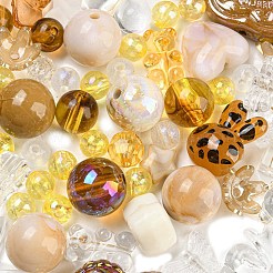 Непрозрачные и прозрачные акриловые бусины&nbsp;MACR-T045-01J