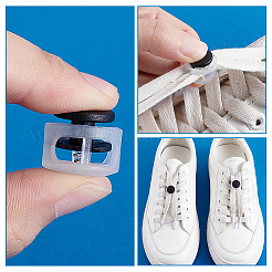 80 шт. 4-х цветные пластиковые пружинные шнуровые замки&nbsp;BUTT-AR0001-27