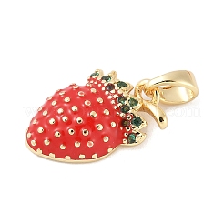 Латунные микропроволочные кубические циркониевые подвески из эмали&nbsp;LS-KK-M326-05C-G