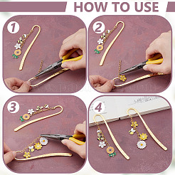 Наборы для изготовления подвесок из эмали и сплава цветов пчел&nbsp;DIY-NB0013-97