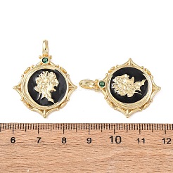 Латунные микро проложить кубического циркония подвески&nbsp;KK-C143-30G