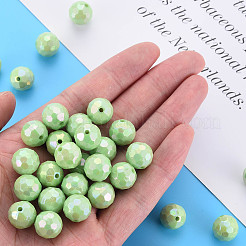 Непрозрачные акриловые бусины&nbsp;X-TACR-S154-10F-01