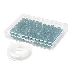 100 шт. Натуральные белые нефритовые бусины&nbsp;DIY-SZ0004-58I