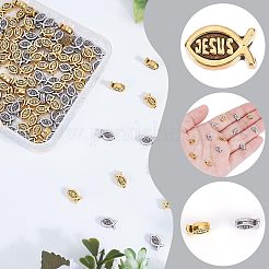 160 шт. 2 цвета бусины из сплава в тибетском стиле&nbsp;FIND-AR0005-44