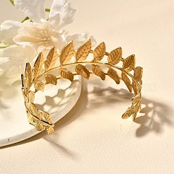 Браслеты-манжеты из нержавеющей стали 304 для женщин&nbsp;BJEW-Z083-02G-09