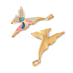 Подвески из нержавеющей стали 304 с эмалью&nbsp;STAS-L280-22G