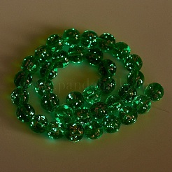 Ручной золотой песок бусины бисер нитей&nbsp;LAMP-P051-L01-12mm