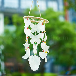 50 шт. 5 стиля кабошонов из натуральной ракушки с кружевной кромкой&nbsp;SHEL-TA0001-17