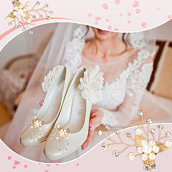 2 шт. пряжки для обуви в виде цветка&nbsp;FIND-FG0003-28